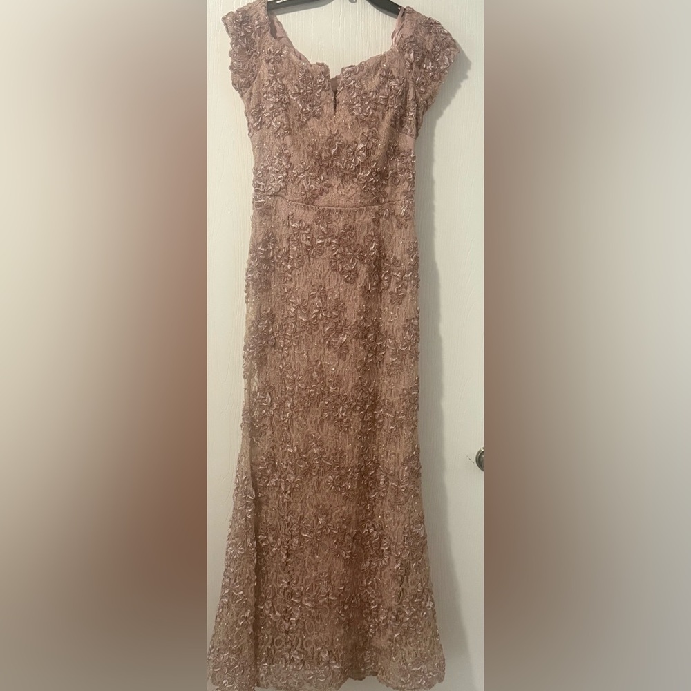 Elegant Lace Gown in Blush Pink.
Worn only once, size 12, perfect condition…